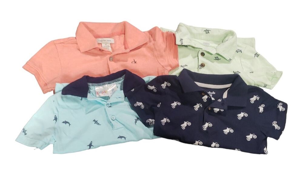 Calvin Klein / Old Navy & Garnimals Short Sleeved Collared Shirts | Size 2T